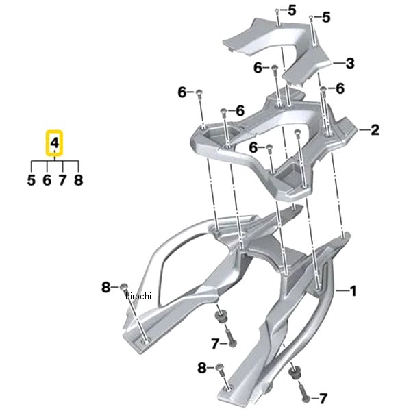 BMW純正 (SO)マウント セット 77448546695 HD店