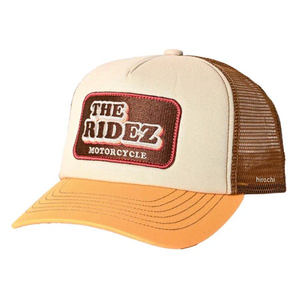 ライズ RIDEZ キャップ START YOUR ENGINE CAP 黄/ブラウン フリーサイズ RC10 HD店