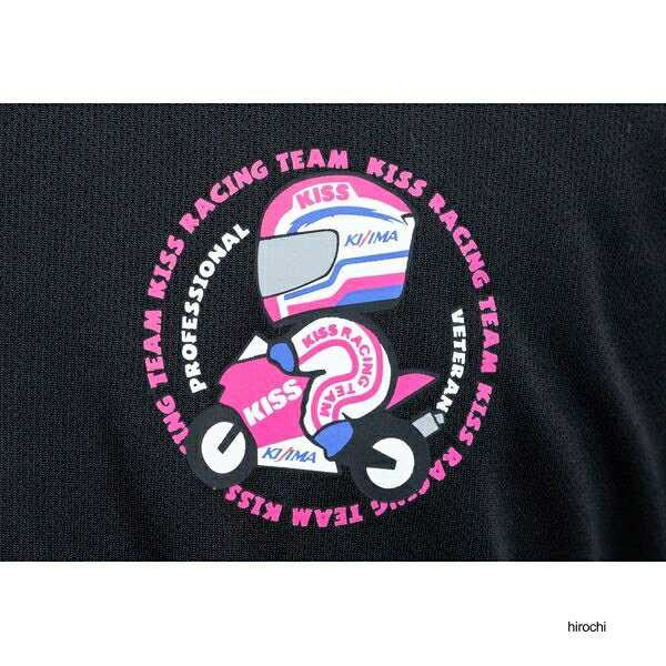 【メーカー在庫あり】 キジマ KISS ティーシャツ KS-003 ブラック LL K1349B08 HD店