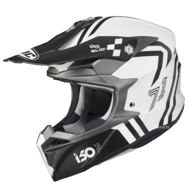 エイチジェイシー HJC オフロードヘルメット i50 ヘックス ホワイト/ブラック Mサイズ HJH249WH91M HD店