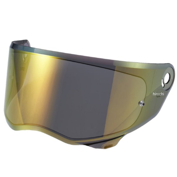 エイチジェイシー HJC V10用ピンロックミラーシールド ゴールド HJP292GD01 HD店