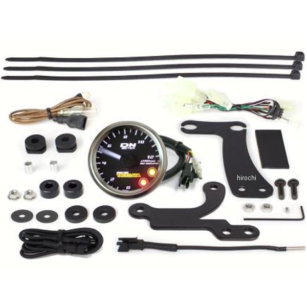 【New】 SP武川 φ48スモールDNタコメーター 12500rpm レブインジケーター付 ダックス125 05-05-0126 HD店