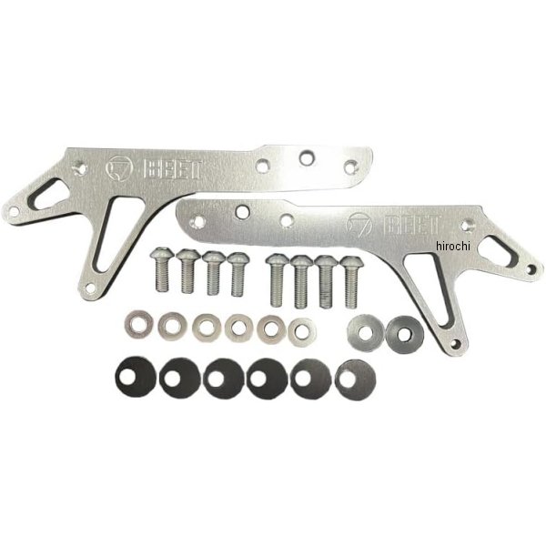 【New】 ビート BEET V字スタンドフックSET Ninja400、エリミネーター シルバー 0614-KI4-09 HD店