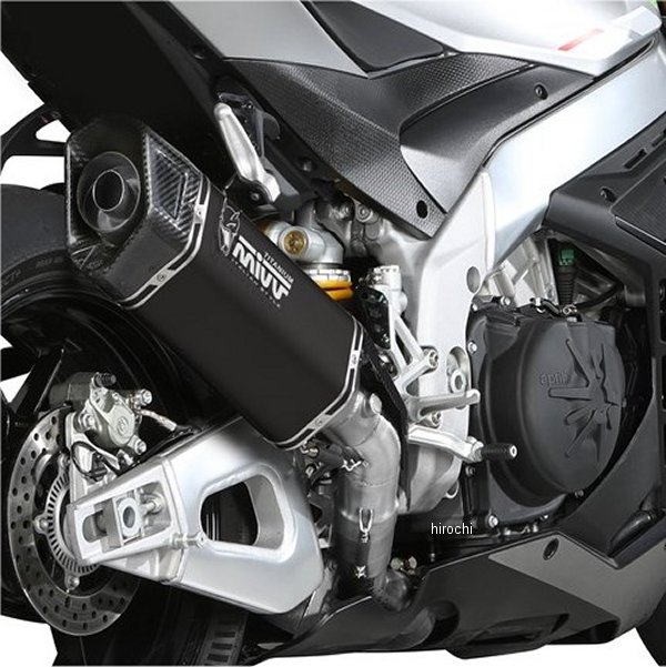 ミヴ Mivv スリップオンマフラー SR-1 触媒あり 21年-25年 TuonoV4 1100 ブラックチタン A.015.KR1TB-TuonoV4 HD店