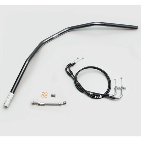ハリケーン スーパートラッカー ハンドルセット ダックス125 黒 H044-032B HD店