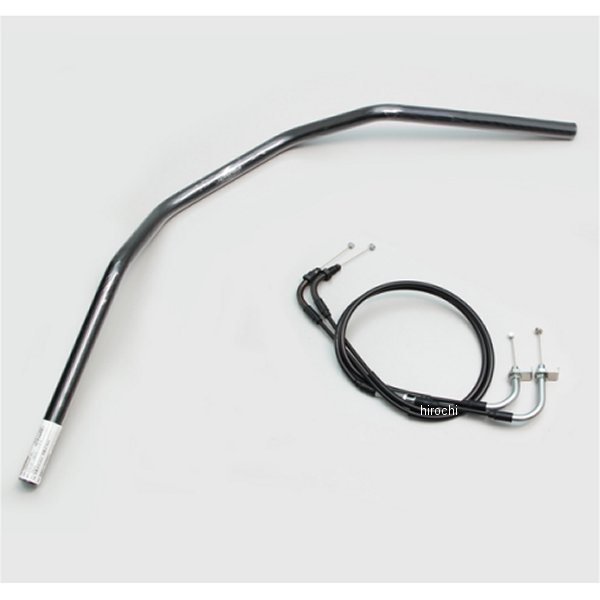 ハリケーン トラッカーHIGH ハンドルセット ダックス125 黒 H044-044B HD店