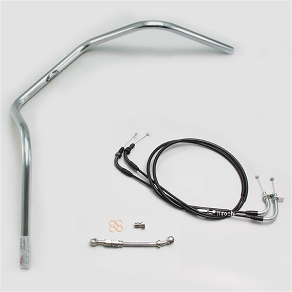 ハリケーン 250 ドレッサー ハンドルセット ダックス125 クロームメッキ H044-081C HD店