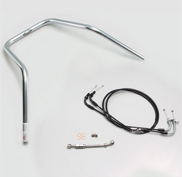 ハリケーン ウルトラナロー ハンドルセット ダックス125 クロームメッキ H044-086C HD店
