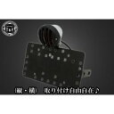 ガレージT&F サイドナンバーキット&バードゲージテールランプ(スモールタイプ)ブラック/ポリッシュ+ステー シャドウ400 型式NC34 SN0629 HD店