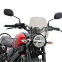 旭風防 メーターバイザー XSR125 ブラウンスモーク CZ-07 HD店