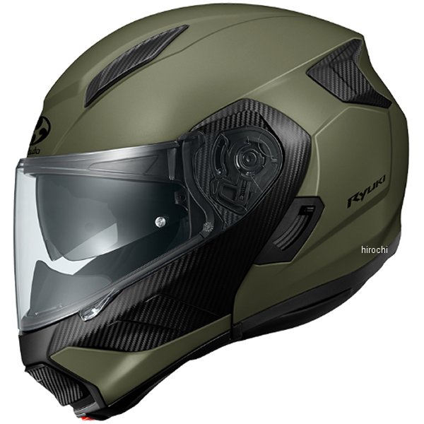 【メーカー在庫あり】 オージーケーカブト OGK KABUTO システムヘルメット RYUKI フラットオリーブ Lサイズ 4966094635299 HD店