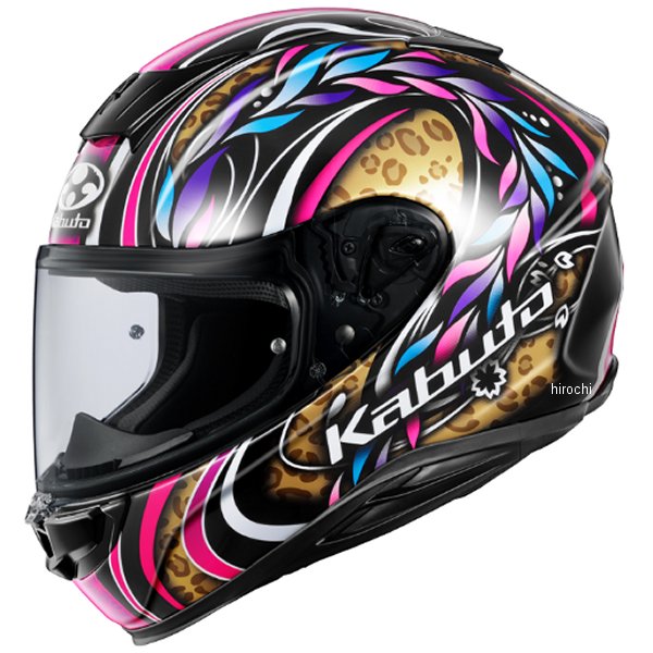 オージーケーカブト OGK KABUTO フルフェイスヘルメット AEROBLADE-6 TAMON ブラックレオパード XSサイズ 4966094636463 HD店