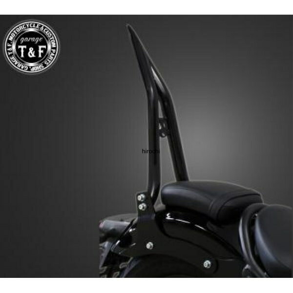 【New】 ガレージT＆F レブル250 極太φ38シーシーバーロング(ブラック)純正フェンダー専用 7031611 HD店
