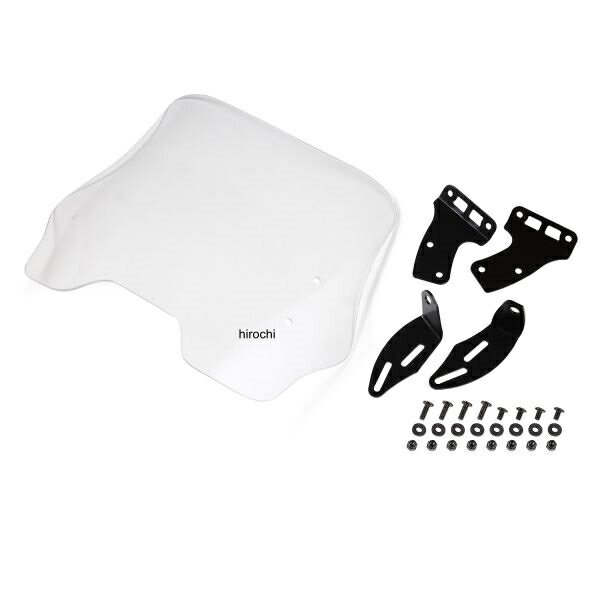 【メーカー在庫あり】 NBS バイクパーツセンター カブ用 ロングフロントスクリーン（クリア） 900707 HD店