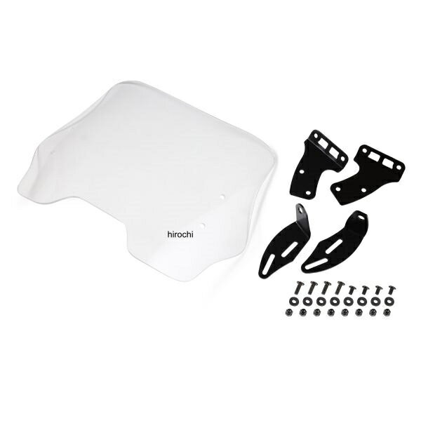【メーカー在庫あり】 NBS バイクパーツセンター カブ用 ショートフロントスクリーン（クリア） 900709 HD店