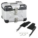 【New】【メーカー在庫あり】 NBS バイクパーツセンター DUHAN トップケース リアボックス 45L DU-BP03 シルバーメタリック 907972 HD店