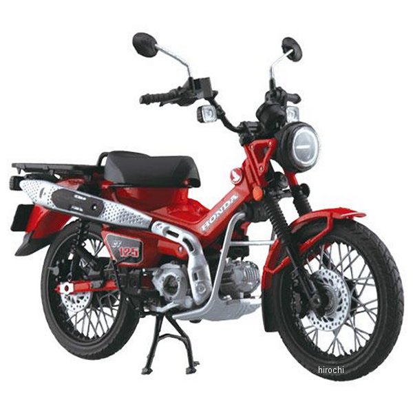 【New】 青島文化教材社 アオシマ スカイネット1/12 完成品プラモ ホンダ CT125 ハンターカブ グローイングレッド 4905083112236 HD店