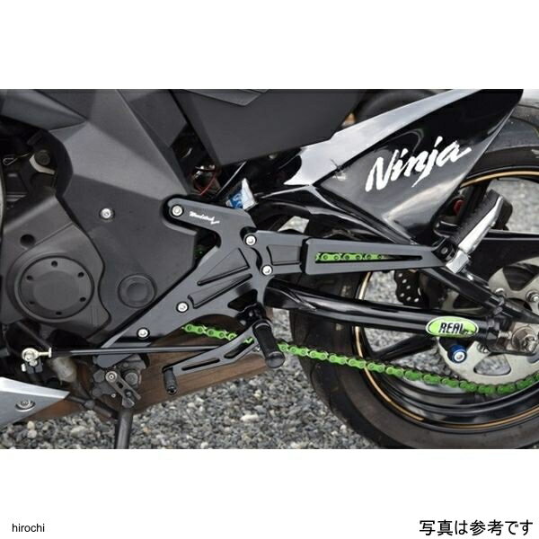 ウッドストック バックステップキット 4P Ninja400 タンデム仕様 シルバー WBS-K33-TS HD店