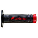 【New】【メーカー在庫あり】 アリート ariete VULCAN OFF GRIPS グリップ 左右セット スーパーソフト 115mm 非貫通 レッド&ブラ...