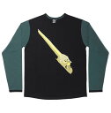 カドヤ KADOYA Tシャツ Zoom-CAFE LT 黒/カーキ Mサイズ 7883 HD店