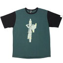 カドヤ KADOYA Tシャツ GLIP THE GLOUND ST カーキ/黒 Mサイズ 7885 HD店