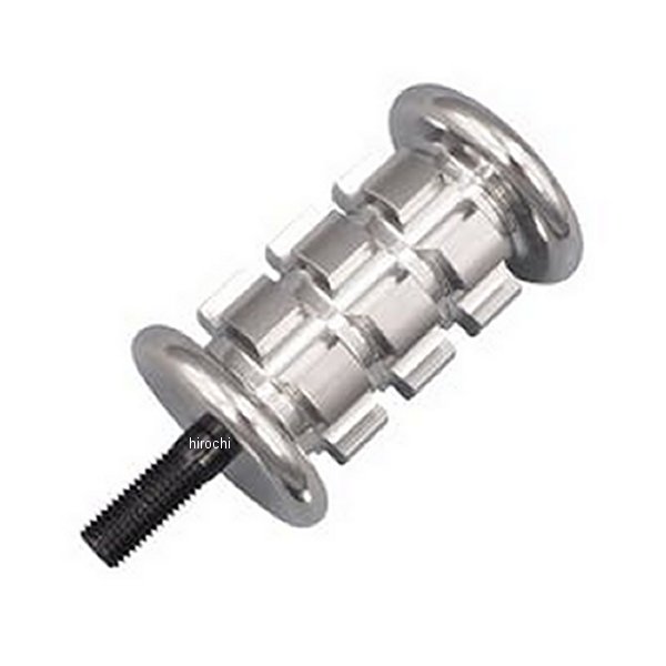 SQ0648396 エフエヌエー Customcycles ワッフルシフトペグシフトペグ取り付け部が5/16-24または5/16-18のモデル各種カラー:シルバー素材:スチールペグサイズ:長さ約60mm(ボルト含まず)、太さ約38mm(ツバ部分)ボルトサイズ:5/16-24/5/16-18内容物:シフトペグ×1【商品説明】FNAの重厚なデザインが特徴のシフトペグです。ボルトはスタッドになっており取り外しが可能となっており、5/16-18サイズの雄ネジに装着する事も出来ます。SQ0648396楽天 HD店