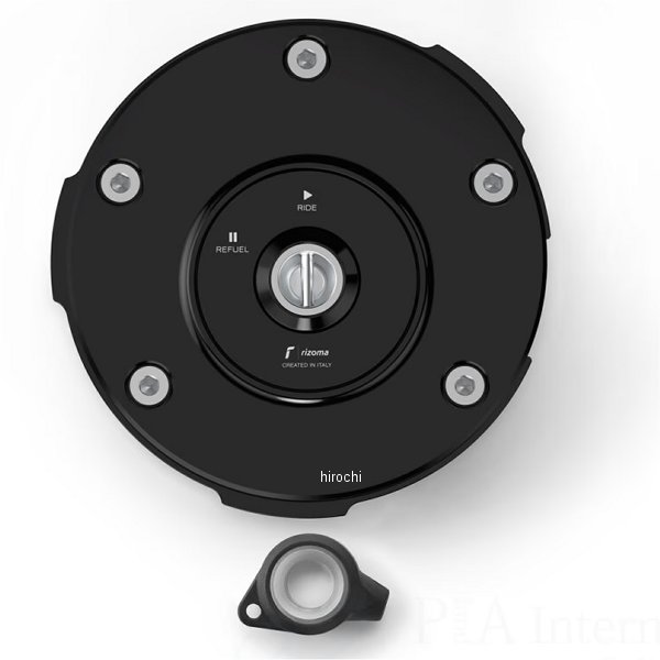 rizoma リゾマ ガスタンクキャップ STREET FUEL TANK CAPS 24年-25年 ヤマハ MT-09 ブラック TF062B HD店