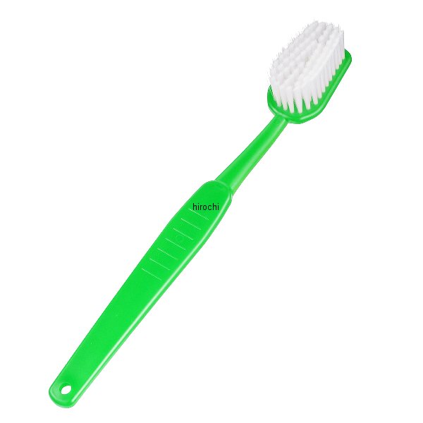 【メーカー在庫あり】 NBS バイクパーツセンター 歯ブラシ型洗車ブラシ (緑) 870112 HD店