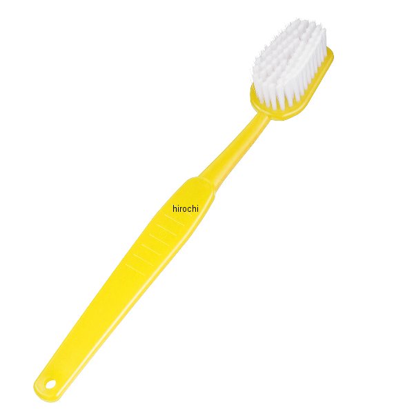 【メーカー在庫あり】 NBS バイクパーツセンター 歯ブラシ型洗車ブラシ (黄色) 870114 HD店