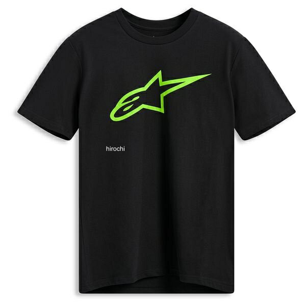 【メーカー在庫あり】 アルパインスターズ Tシャツ エイジレス 2.0 ブラック/グリーン Mサイズ D8712 HD店