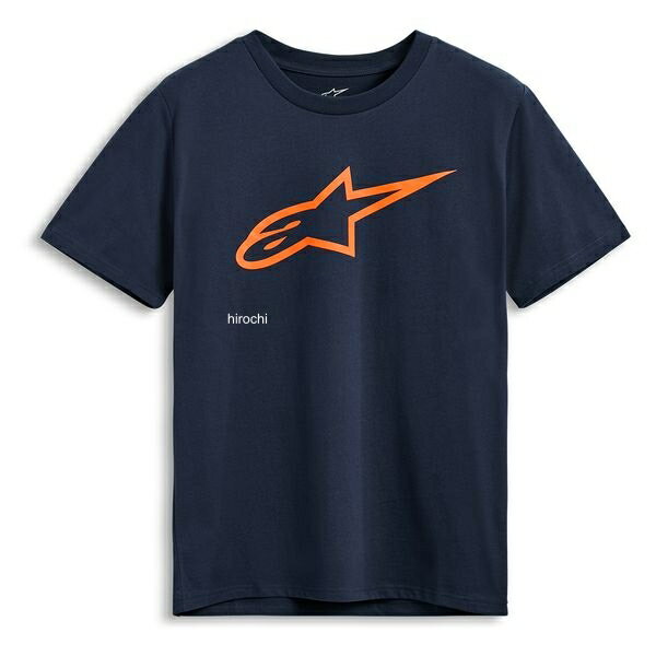 【メーカー在庫あり】 アルパインスターズ Tシャツ エイジレス 2.0 ネイビー/オレンジ Mサイズ D8716 HD店