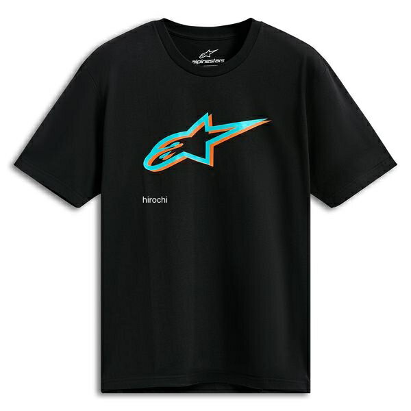 【メーカー在庫あり】 アルパインスターズ Tシャツ エイジレス シャドー ブラック/ホワイト Lサイズ D8..