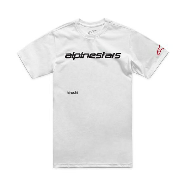 【メーカー在庫あり】 アルパインスターズ Tシャツ リニアー ワードマーク 2.0 ホワイト/レッド/ブラッ..