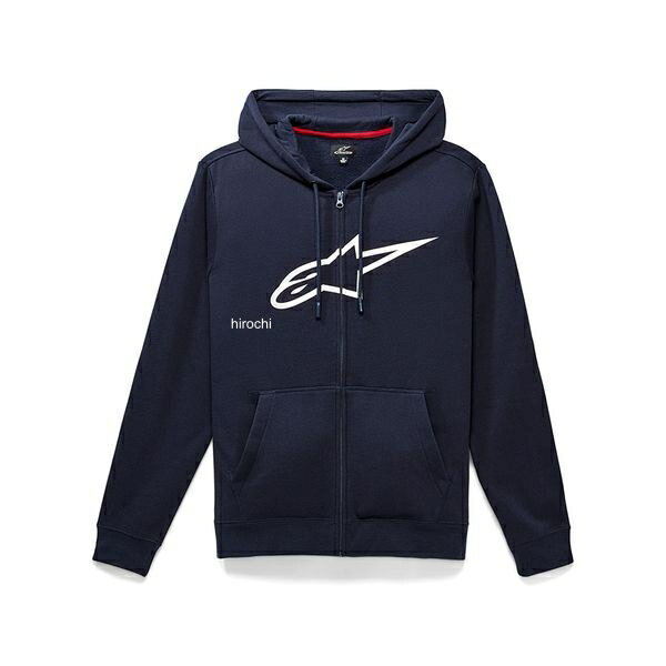 【メーカー在庫あり】 アルパインスターズ Zip フーディー エイジレス V3 ネイビー/ホワイト Lサイズ D8787 HD店