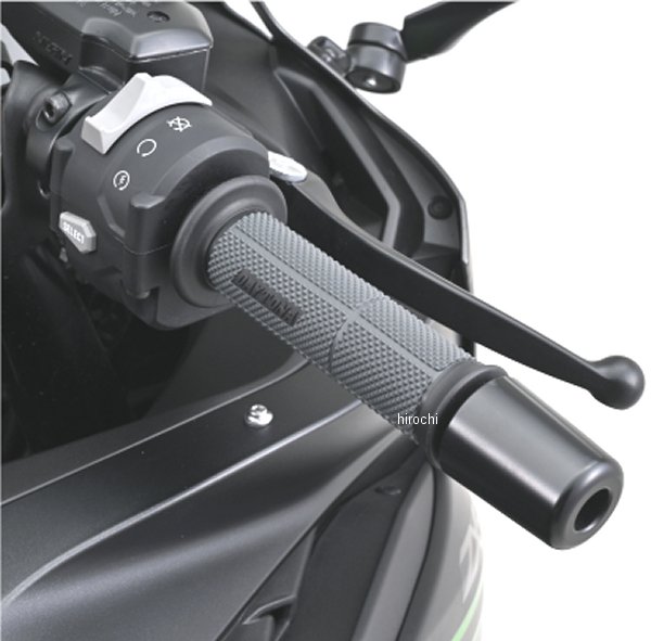 【メーカー在庫あり】 DAYTONA デイトナ バイク グリップ ハンドル径φ22.2用 123mm エンド貫通 グリッピーグリップ GG-D-DUALーBASE2 グレー/ブラック 61816 HD店