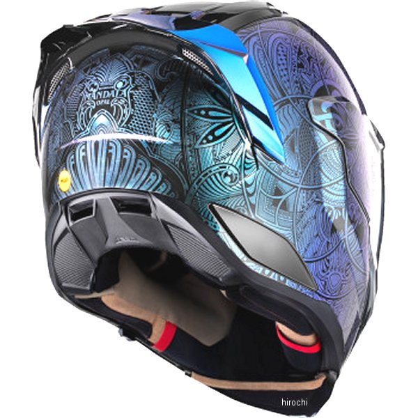 アイコン ICON フルフェイスヘルメット ULTRAFLITE OPAL MANDALA ブルー XLサイズ 0101-18698 HD店