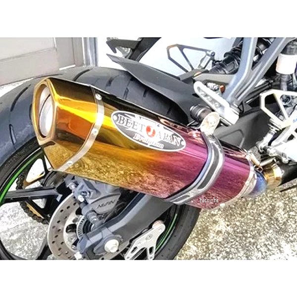 Mufflers - ビート BEET フルエキゾーストマフラー N-EvoII カワサキ Ninja ZX-25R SE 23年- チタン パープルゴールド 0227-KH7-PG HD店