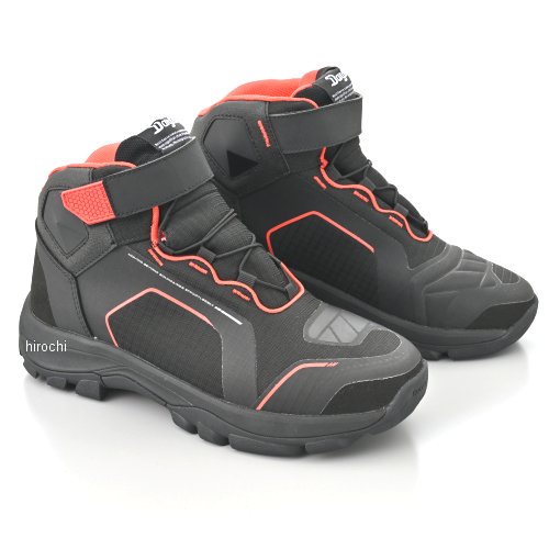 Boots - 【メーカー在庫あり】 デイトナ ライディグシューズ R-WP DS-502 ブラック/レッド 24.5cm 62494 HD店