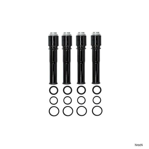 【メーカー在庫あり】 S&Sサイクル S&S Cycle プッシュロッドカバーキット ブラック TC・M8用 930-0124..