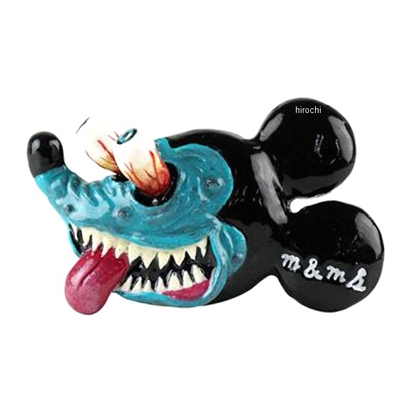 GOODS グッズ HIPPYMOUSE キーホルダー バレッタ ダーティーターコイズカラー：ダーティーターコイズ素材:レジンサイズ：幅 約80mm、高さ 約50mm、厚み 約30mm(目玉含む)内容物：本体×1個M&Msヒッピーマウスをキーホルダーに。キーフォブやバッグなどにキュートなワンポイントを!人気のあのキャラクターに憧れるモンスターHippyMouse。まずはアクセサリーになって人気者を目指すようです。大きく飛び出した目をリアルに表現する為3ピースで製作。ヒッピーマウスはあくまでもモンスター。顔のしわなど随所に抜け感を表現しました。ひとつひとつを丁寧にPAINTを施し、量産では絶対に出せないリアルな質感を感じさせる一点モノ。あえて汚しを入れる顔やデキモノ。血走った目などヒッピーマウスらしさを大事にペイントしております。MMS-KE009楽天 HD店