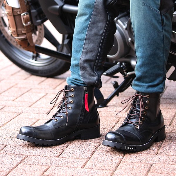 【メーカー在庫あり】 デグナー DEGNER HS-B6A バイカーズブーツ ブラック 25cm 4524486106903 HD店