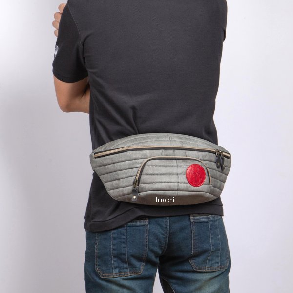 【New】【メーカー在庫あり】 デグナー DEGNER SPW-4 SP忠男 ウエストバッグ グレー 4524486109867 HD店