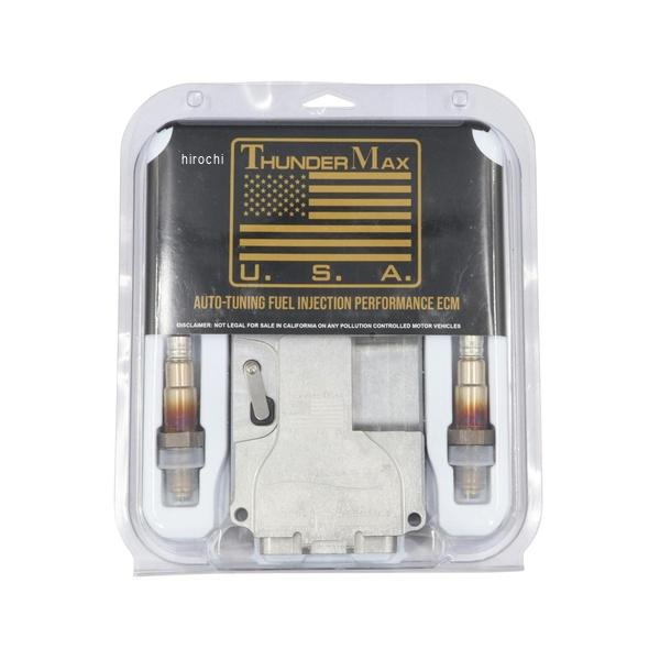 011532 サンダーマックス THUNDERMAX EFIオートチューン XL -09/ソフテイル 01-10/ツアラー 02-0702-07 ハーレー EFI仕様ツアラーモデル01-10 ハーレー EFI仕様ソフテイルモデル07-09 ハーレー スポーツスターEFIフルコントロールモジュール「サンダーマックス」です。フルコンと呼ばれる物で、純正のECMから付け替えることで燃料調整やアイドル回転数、進角などの各種セッティングを行うことが出来ます。またサンダーマックスの特徴として「オートチューン」と呼ばれる学習機能があり、走行状況や各種センサーからのデータを分析し、自動で燃調を行なう優れた機能を持っています。ノーマルの走りに物足りなさを感じている方、吸排気系をカスタムされる方には是非オススメしたいアイテムです。ちなみにモジュールの3番ピンから社外タコメーター用の信号が出力されています。注意事項ロットにより本体のデザイン・色味が異なる場合がございます。予めご了承下さい。取り付けには専門技術と知識が必要です。取り付けには加工が必要になる場合があります。セッティングにはパソコンが必要です。航続可能距離表示機能など使用できなくなります。極端なセッティングを行うとエンジンを痛める可能性があるのでご注意ください。回転数を下げる場合は関連商品に掲載の強化オイルポンプをご使用ください。ナットでECMを固定するモデルは、固定用にNo.10-32ヘックスナット4個を別途ご用意下さい。O2センサーキャップは付属しておりません。ツーリングモデルの純正エキパイにはポップアップストッパーの使用を推奨します。PCをリンクさせる際は言語設定と地域設定を米国にしないと、正しく使用が出来ない場合がございます。※商品画像はイメージです。実際の商品と色や形状が異なる場合がございますのでご注意ください。309-460楽天 HD店