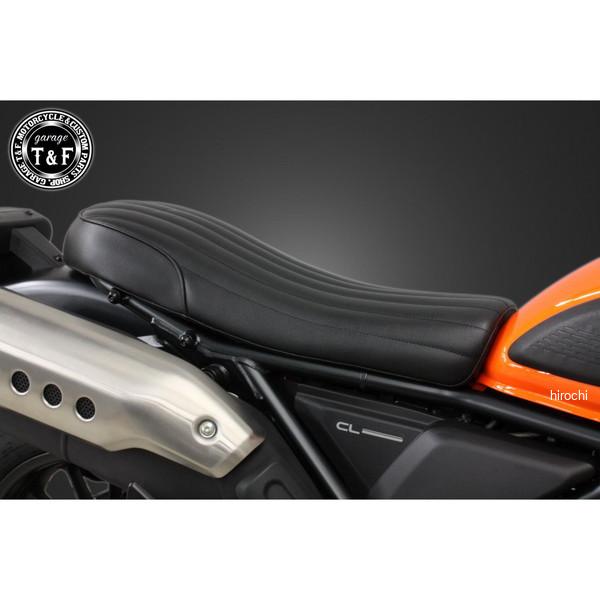 ガレージT＆F ダブルシート バーチカル CL250■製品の仕様・カラー:ブラック。・シート表面:合皮製。・シート裏:FRP製。・シートインナー:低反発フォーム(※型崩れをしにくい素材です)。・取り付けブラケット:スチール製。ブラック仕上げ。■製品の特徴・純正フレーム形状を生かしシートと一体感を持たせました。・低反発フォームを使用し、型崩れをしにくくお尻にもやさしいシートです。・「乗りやすさ」と「クラシックな味わい」を両立した雰囲気抜群のダブルシートです。■適合モデルCL250(2023年モデルに対応)。※2025年以降のモデルは装着未確認となります。■注意事項・シート下にETC車載器等の機器が設置されている車両(純正の形状とは異なる場合)につきましては、取り付けができない場合がございます。・製造工程上、シート裏側の縫い目に糸のほつれが生じることがございますが、走行や取り付けには問題ございません。あらかじめご了承ください。・シートインナー(発泡ウレタンフォーム)は防水用の収縮する透明フィルムで覆われています。この特殊なフィルムは押したり、引っ張ったりしても簡単に破れるようなことはありません。このフィルム加工をすることにより雨水がウレタンフォームまで浸水することはありません。しかしながら表面合皮の縫い目から雨水が浸水し、ウレタンフォームとの間には雨水が入る可能性はございます。ただし、ウレタンフォームまで浸水することはありませんので良く乾いた布なので表面の水をふき取って頂き、天日干しして頂ければすぐに乾燥いたします。※十分な防水対策は施されておりますが完全防水ではございませんのでご了承下さい。■重要なお知らせ・当社では、より良い商品をお届けするため、商品の改良や生産工程の変更を随時行っております。そのため、掲載されている仕様やデザインが予告なく変更される場合がございます。なお、変更があった場合でも、商品の品質や機能性には十分配慮しております。詳細についてご不明な点がございましたら、いつでもお気軽にお問い合わせください。7103104楽天 HD店