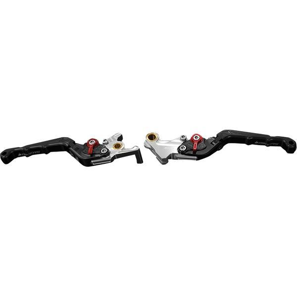 バイカーズ BIKERS レバーセット 可倒式 カーブタイプ ブラック 18年-21年 ホンダ CB125R H0989-BLK HD店