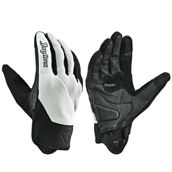 Gloves - 【メーカー在庫あり】 デイトナスラッシュエアスルーグローブ ヤギ革 スマホ対応 DG-032 グレーホワイト Sサイズ 64710 HD店