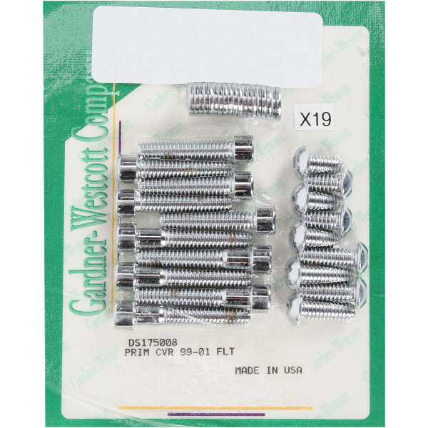 【USA在庫あり】 DS-189378 ガードナーウェスコット ボルトキット プライマリー 99年-06年 FLH ステン..