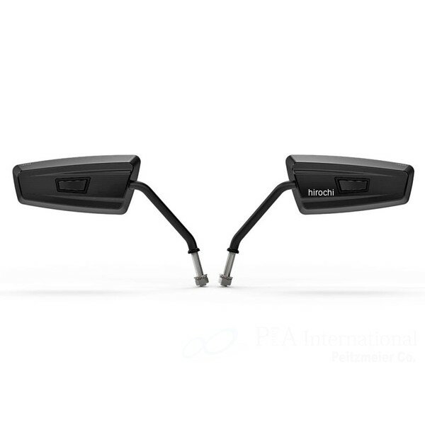 リゾマ rizoma ミラー AMERICANA 汎用 ブラック BS380B HD店