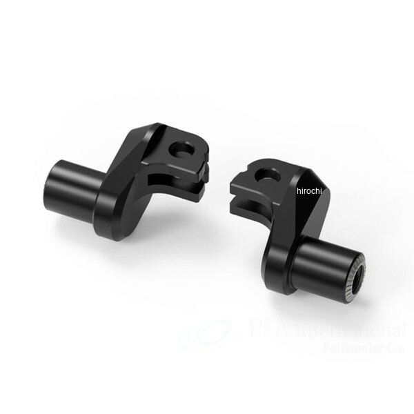 リゾマ rizoma ライダー＆パッセンジャーペグアダプター 左右セット - 20 mm 16年-20年 XDiavel 1262 ブラック PE719B HD店