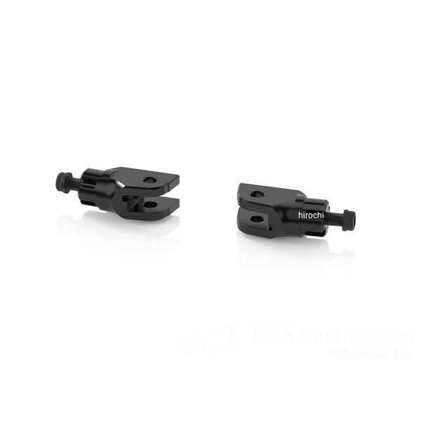 リゾマ rizoma ライダー＆パッセンジャーペグアダプター 左右セット ?22 mm 22年-25年 DesertX ブラック PE724B HD店